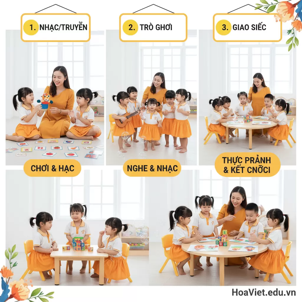 Bí quyết giúp trẻ mầm non hình thành phản xạ tiếng Anh tự nhiên như tiếng mẹ đẻ.