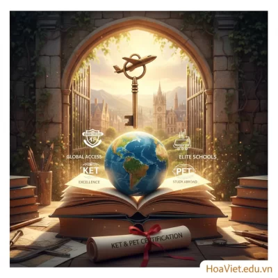 Chinh phục chứng chỉ KET & PET: Lợi thế cạnh tranh khi thi vào trường chuyên và du học. - Chinh phục chứng