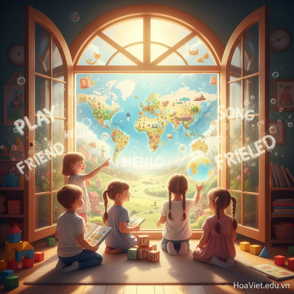 Giai đoạn 3 – 5 tuổi: Tại sao khoa học gọi đây là “thời kỳ cửa sổ mở” để học tiếng Anh?