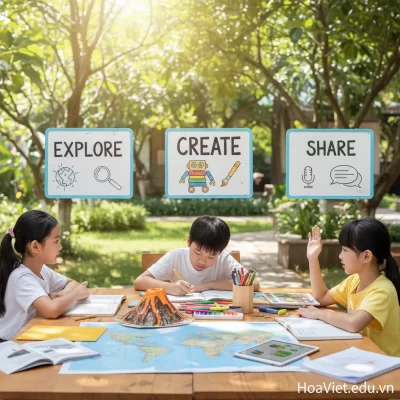 Tại sao học tiếng Anh qua dự án (Project-based learning) giúp trẻ nhớ từ vựng sâu hơn? - Tại học tiếng